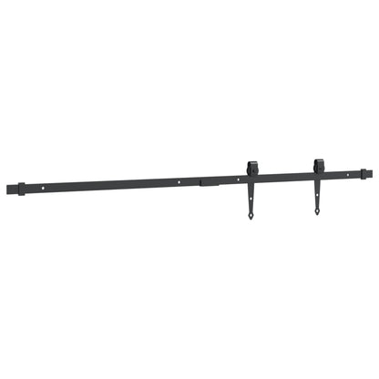 Kit Mini Anta Scorrevole Armadio in Acciaio al Carbonio 122 cm | homemem39