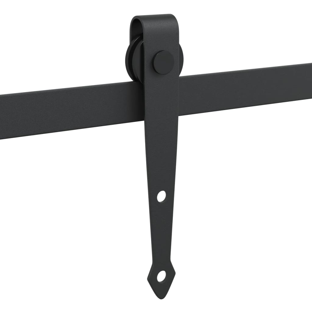 Kit Mini Anta Scorrevole Armadio in Acciaio al Carbonio 122 cm | homemem39
