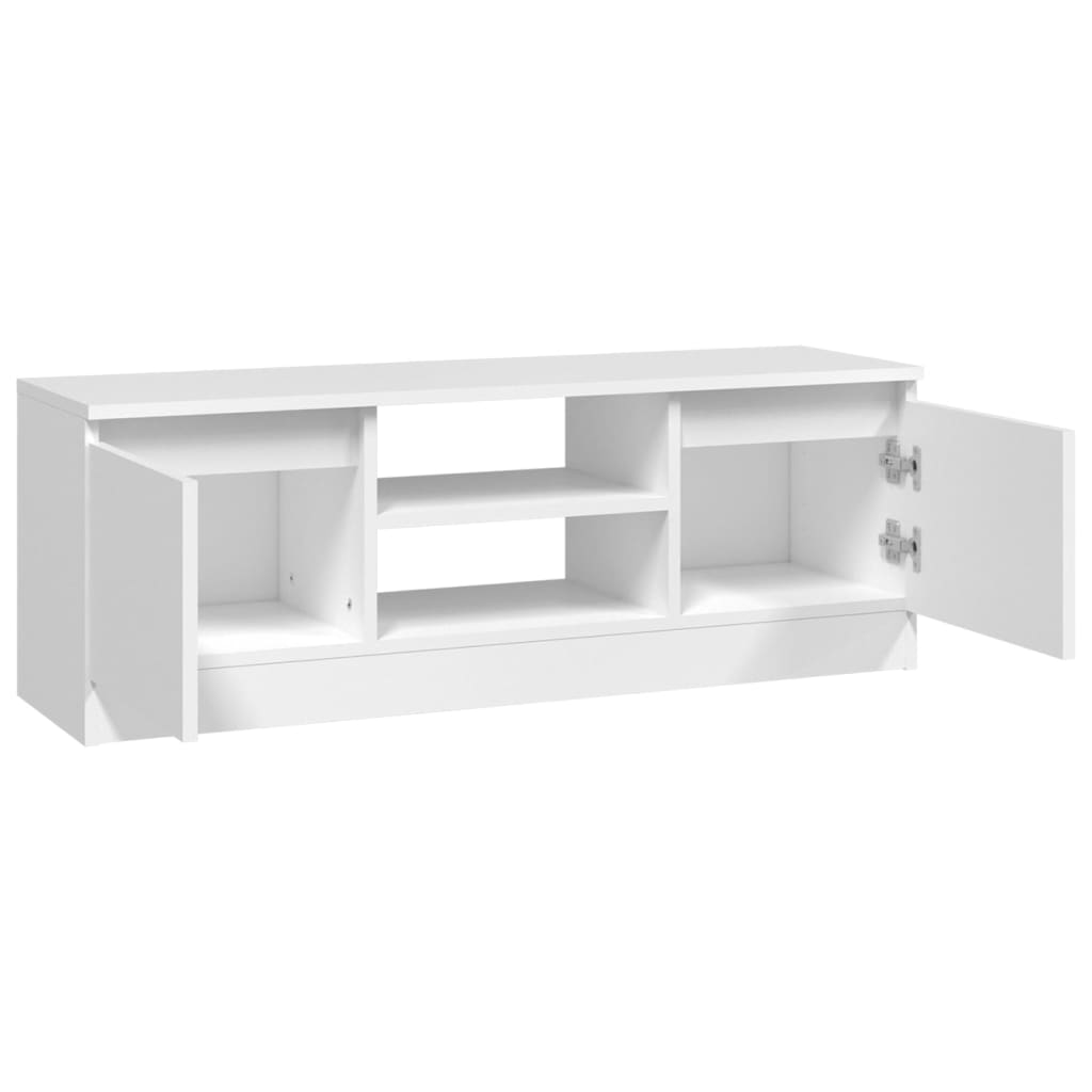 Mobile Porta TV con Anta Bianco 102x30x36 cm - homemem39