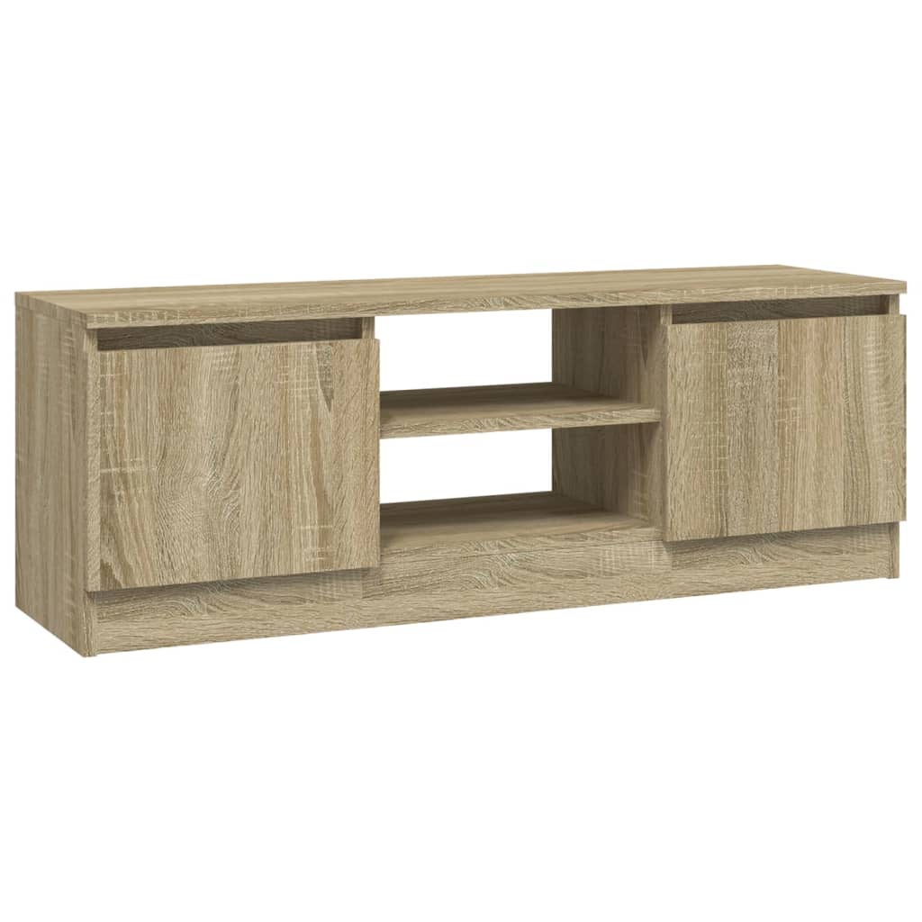 Mobile Porta TV con Anta Rovere Sonoma 102x30x36 cm - homemem39