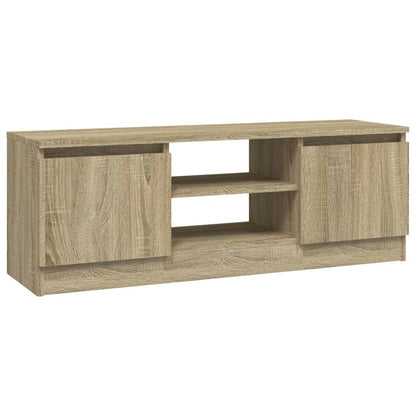 Mobile Porta TV con Anta Rovere Sonoma 102x30x36 cm - homemem39