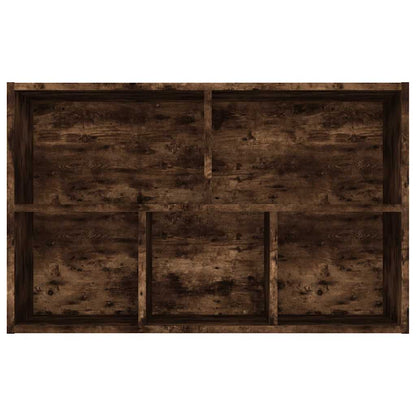 Libreria/Credenza Rovere Fumo 50x25x80 cm in Legno Multistrato | homemem39