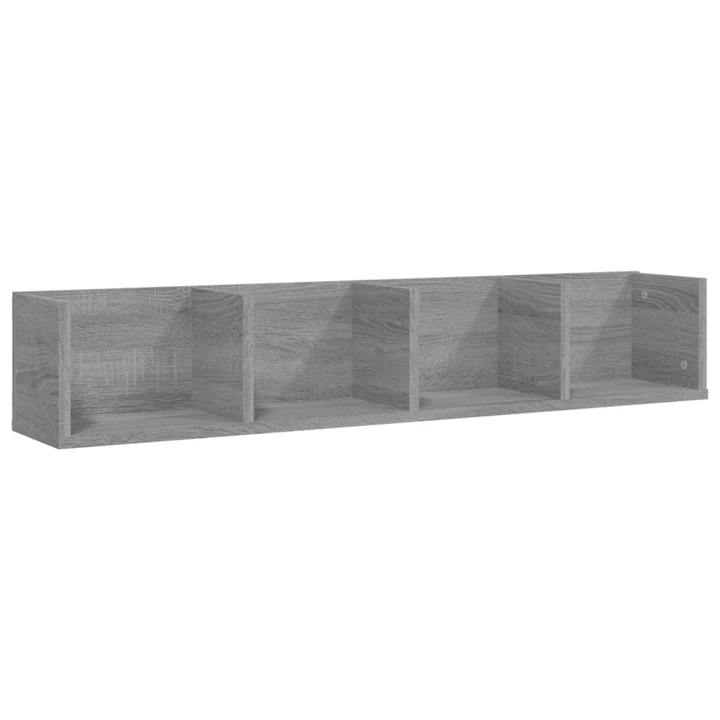 Mensola a Muro CD Grigio Sonoma 100x18x18 cm Legno Multistrato | homemem39