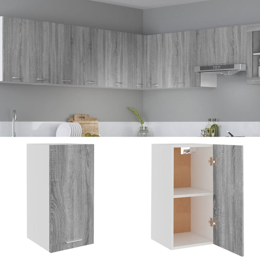 Mobile Pensile “Lyon” Grigio Sonoma 29,5x31x60 cm - homemem39