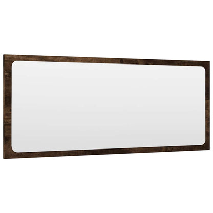 Set Mobili da Bagno 2 pz Rovere Fumo in Legno Multistrato | homemem39