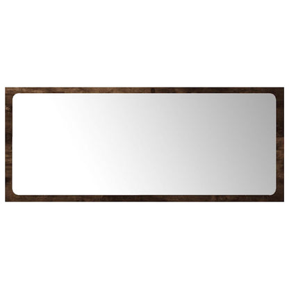 Set Mobili da Bagno 2 pz Rovere Fumo in Legno Multistrato | homemem39