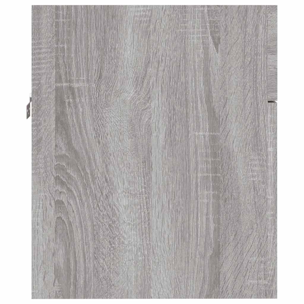 Set Mobili da Bagno 2 pz Grigio Sonoma in Legno Multistrato | homemem39