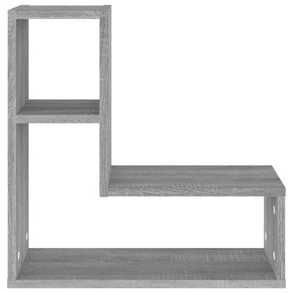 Mensole a Parete 2pz Grigio Sonoma 50x15x50cm Legno Multistrato | homemem39