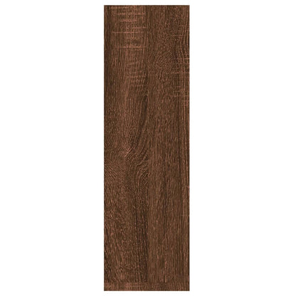 Mensole Parete 2pz Rovere Marrone 50x15x50 cm Legno Multistrato | homemem39
