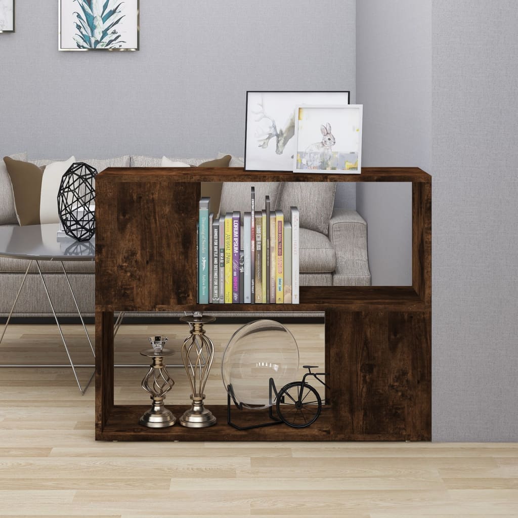 Libreria/Divisorio Rovere Fumo 80x24x63 cm | homemem39