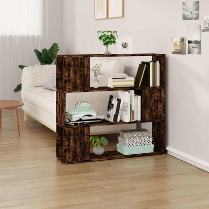 Libreria/Divisorio Rovere Fumo 100x24x94 cm | homemem39