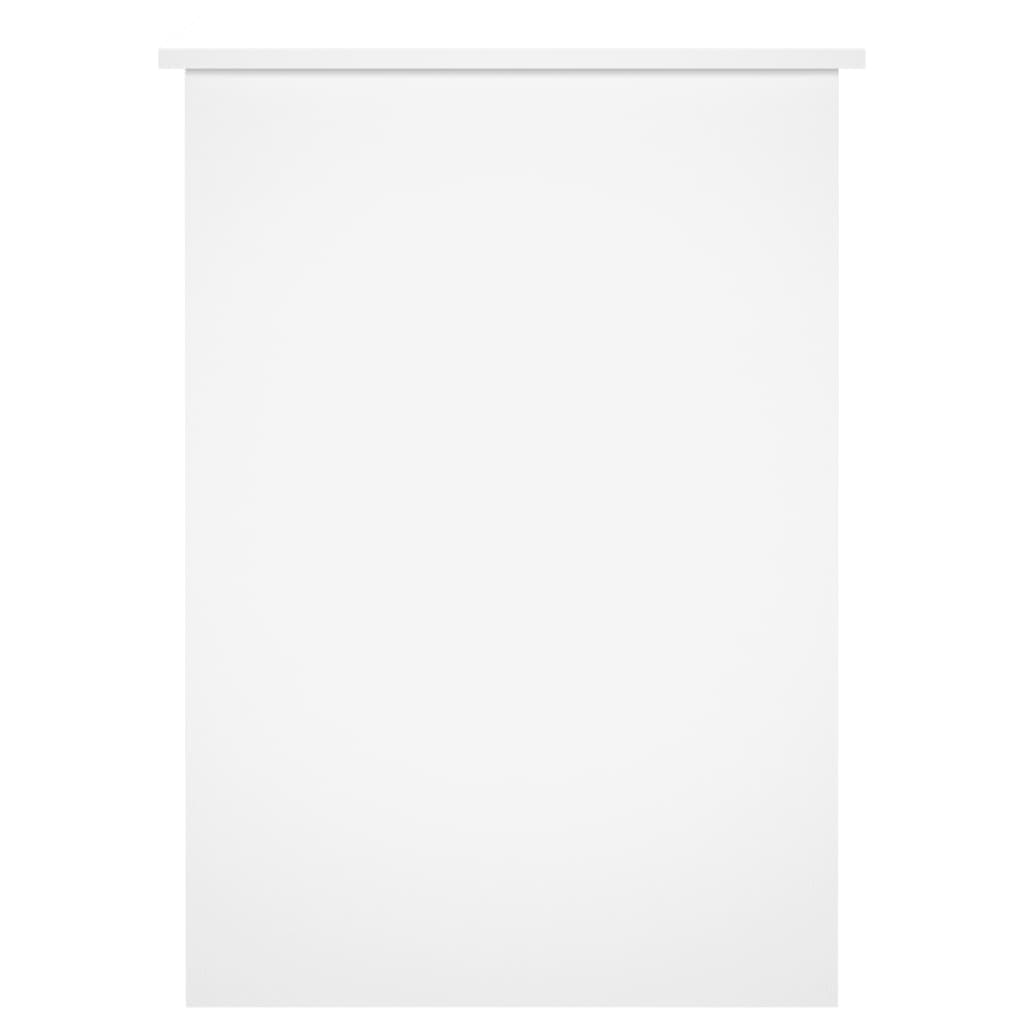 Scrivania Bianca 100x55x75 cm in Legno Multistrato - homemem39