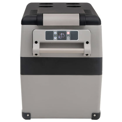 Borsa Frigo con Manico e Adattatore Nera e Bianca 35 L PP e PE | homemem39