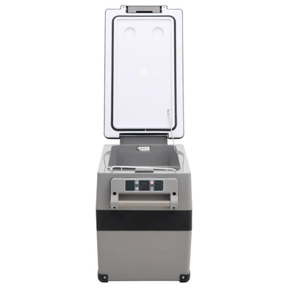 Borsa Frigo con Manico e Adattatore Nera e Bianca 35 L PP e PE - homemem39