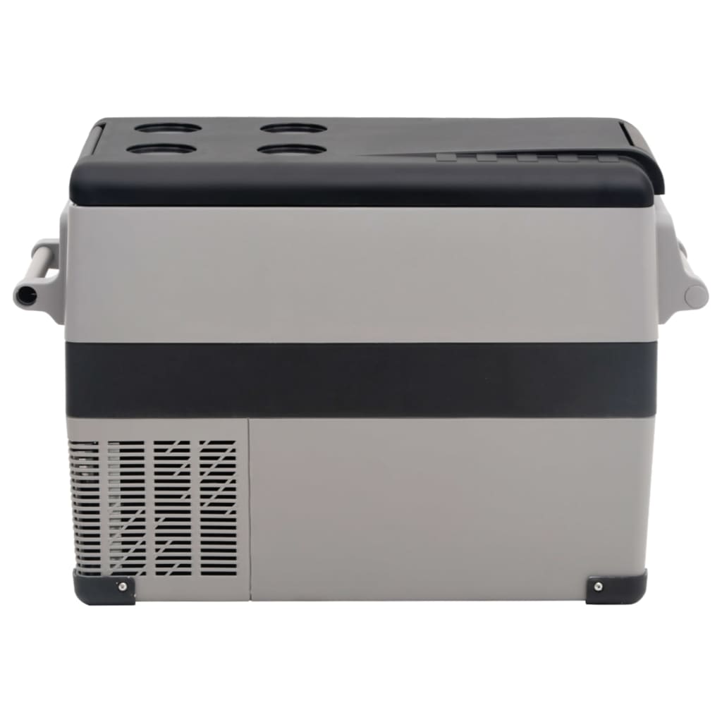 Borsa Frigo con Manico e Adattatore Nera e Bianca 35 L PP e PE | homemem39