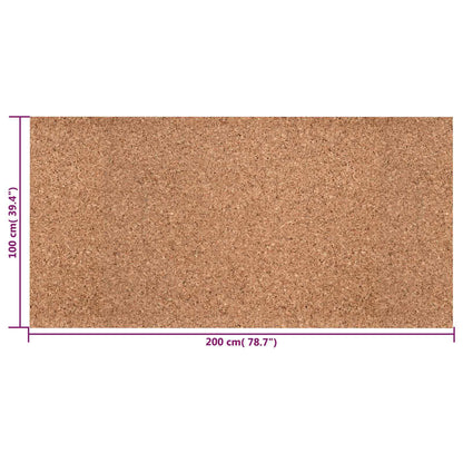 Rotolo di sughero Marrone 100 x 200 x 0,2 cm Sughero | homemem39
