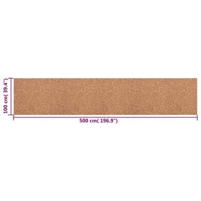 Rotolo di sughero Marrone 100 x 500 x 0,5 cm Sughero | homemem39