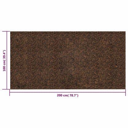 Rullo di Sughero Marrone 200 x 100 cm Sughero e Gomma | homemem39