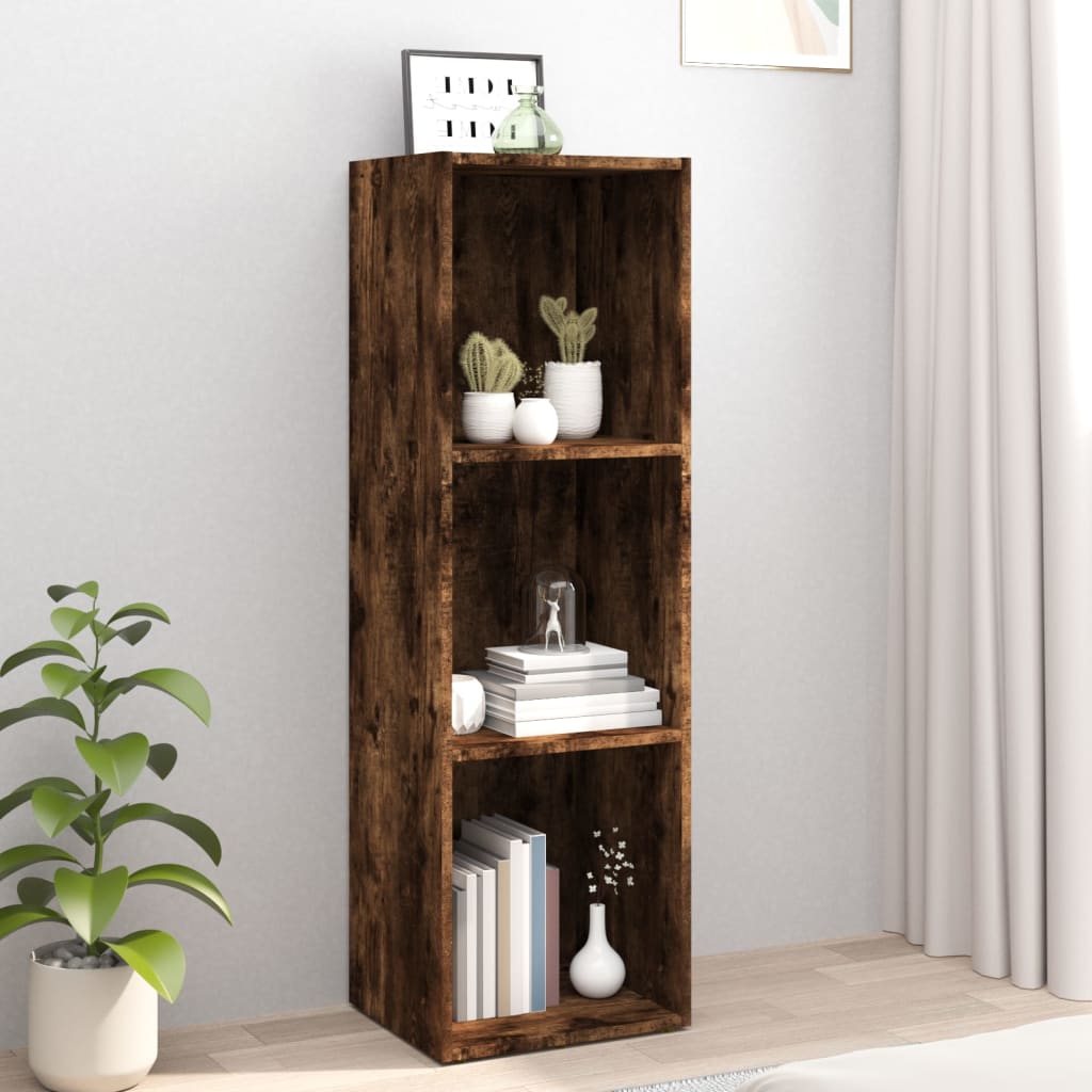 Libreria/Mobile TV Rovere Fumo 36x30x114cm in Legno Multistrato | homemem39