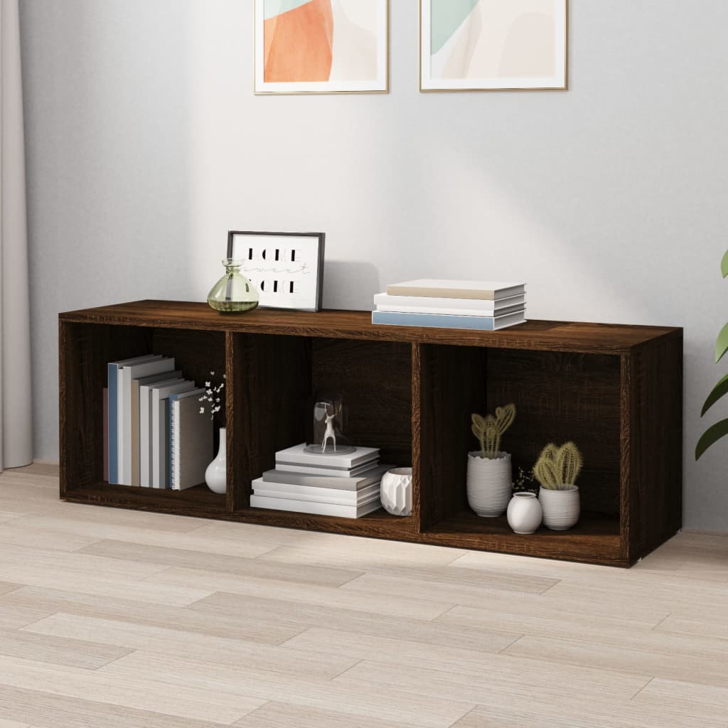 Libreria/Mobile TV Rovere Marrone 36x30x114cm Legno Multistrato | homemem39