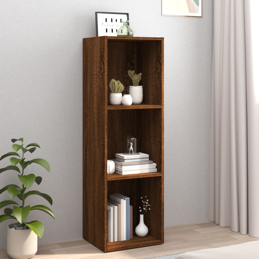 Libreria/Mobile TV Rovere Marrone 36x30x114cm Legno Multistrato | homemem39