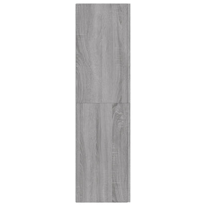 Mobile Porta TV a Parete Grigio Sonoma 30,5x30x110 cm - homemem39