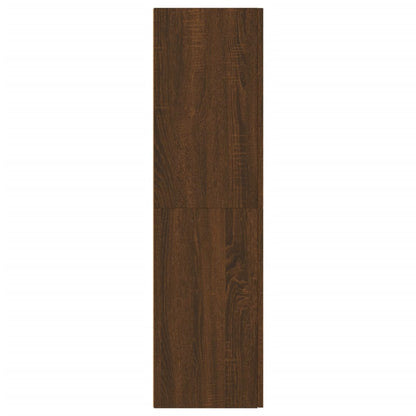 Mobile Porta TV a Parete Rovere Marrone 30,5x30x110 cm - homemem39
