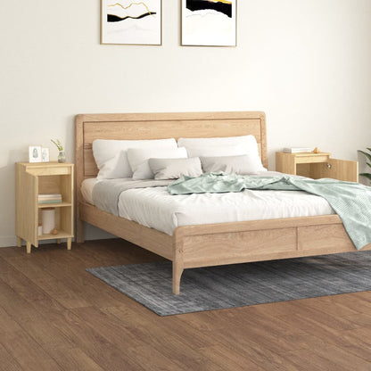 Comodini 2 pz Rovere Sonoma 40x35x70 cm in Legno Multistrato - homemem39