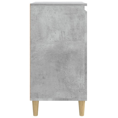 Comodino Grigio Cemento 40x35x70 cm in Legno Multistrato - homemem39
