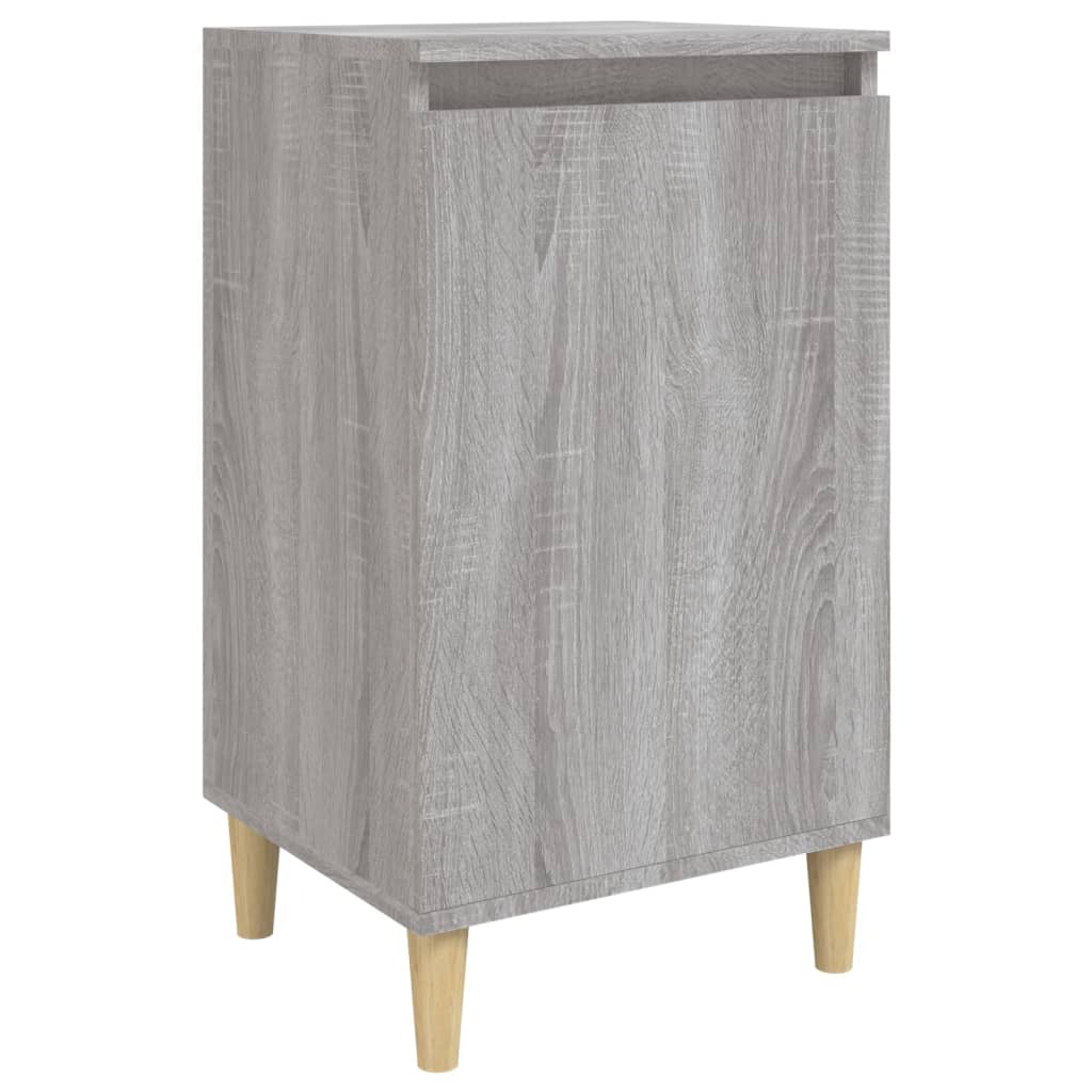 Comodino Grigio Sonoma 40x35x70 cm in Legno Multistrato - homemem39