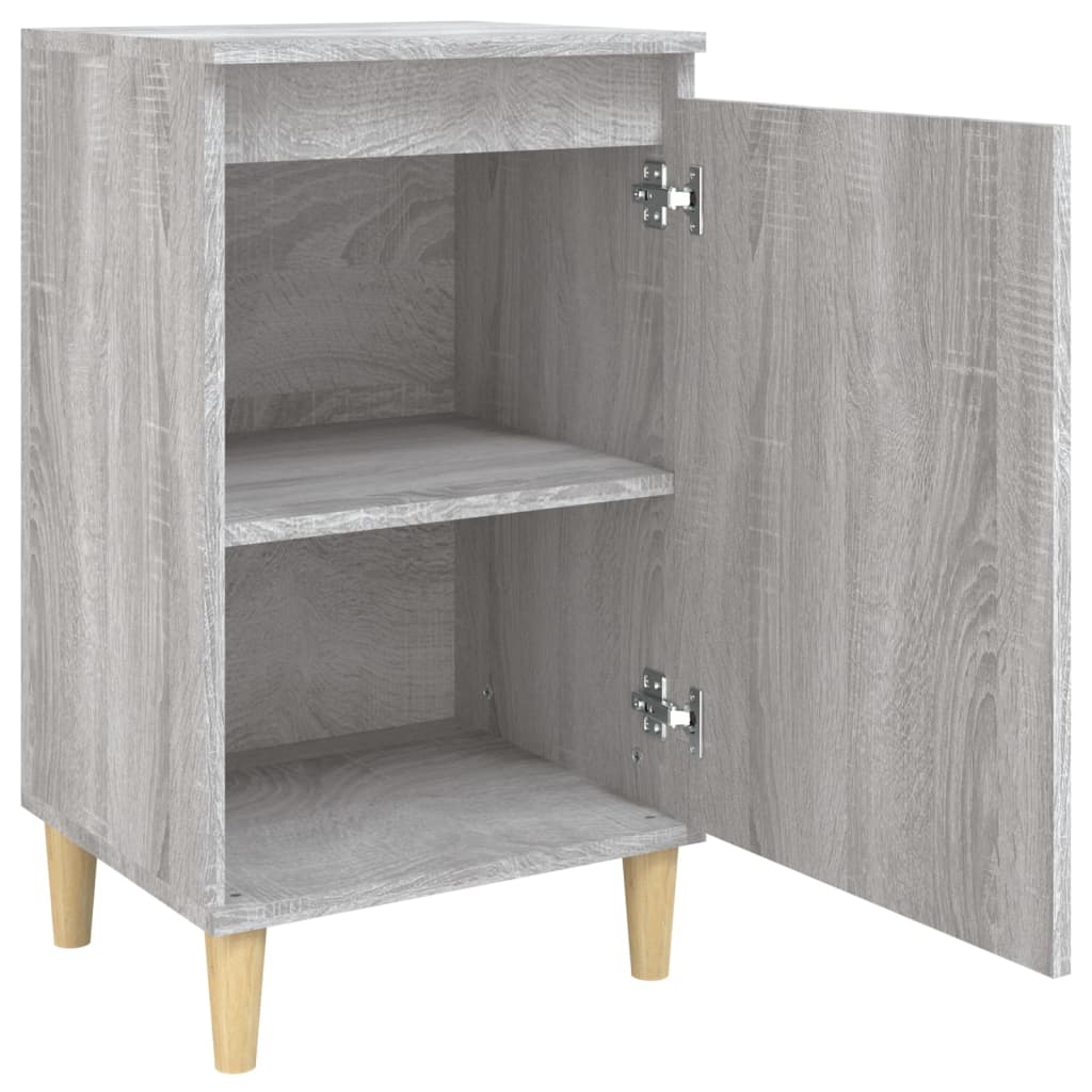 Comodini 2 pz Grigio Sonoma 40x35x70 cm in Legno Multistrato - homemem39