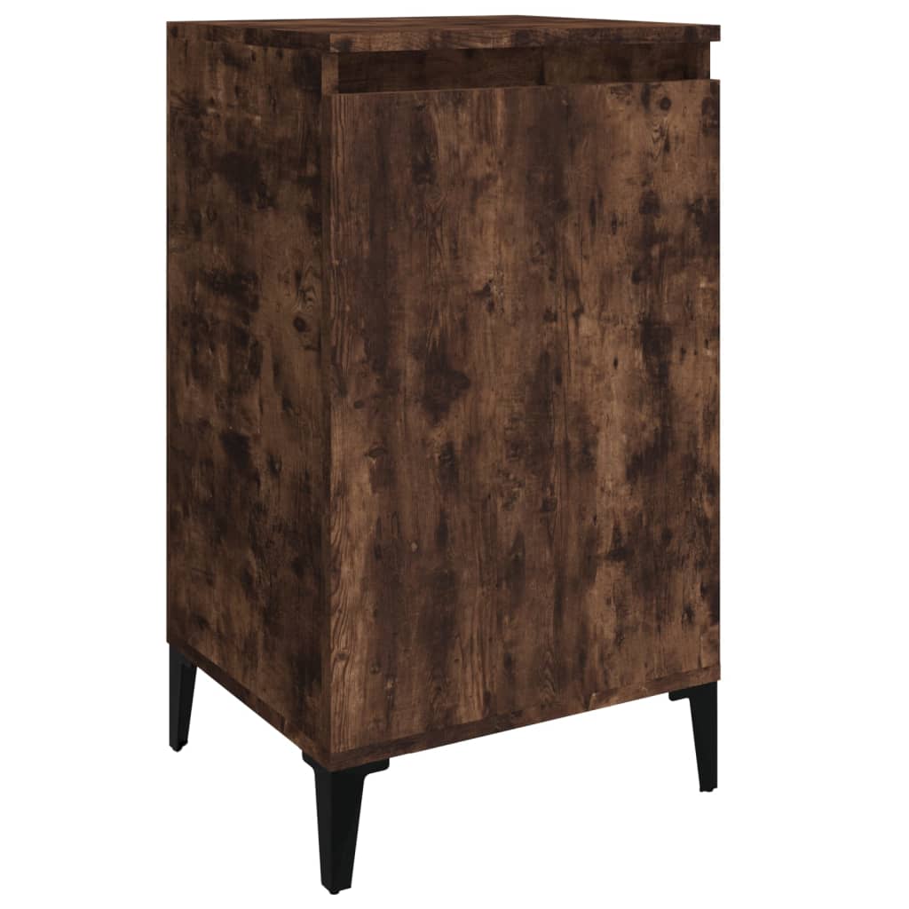 Comodini 2 pz Rovere Fumo 40x35x70 cm in Legno Multistrato - homemem39