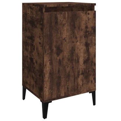 Comodini 2 pz Rovere Fumo 40x35x70 cm in Legno Multistrato - homemem39