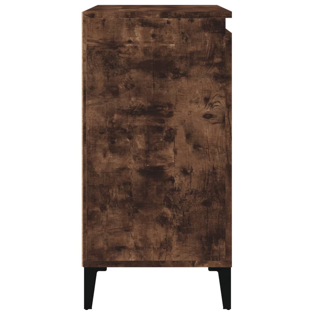 Comodini 2 pz Rovere Fumo 40x35x70 cm in Legno Multistrato - homemem39