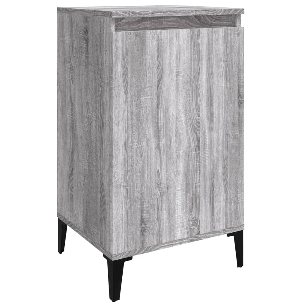 Comodino Grigio Sonoma 40x35x70 cm in Legno Multistrato - homemem39