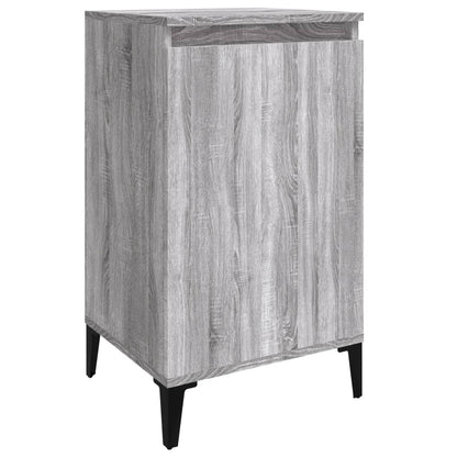 Comodino Grigio Sonoma 40x35x70 cm in Legno Multistrato - homemem39