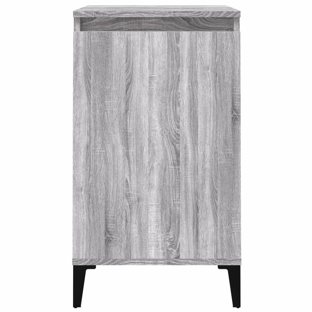 Comodino Grigio Sonoma 40x35x70 cm in Legno Multistrato - homemem39