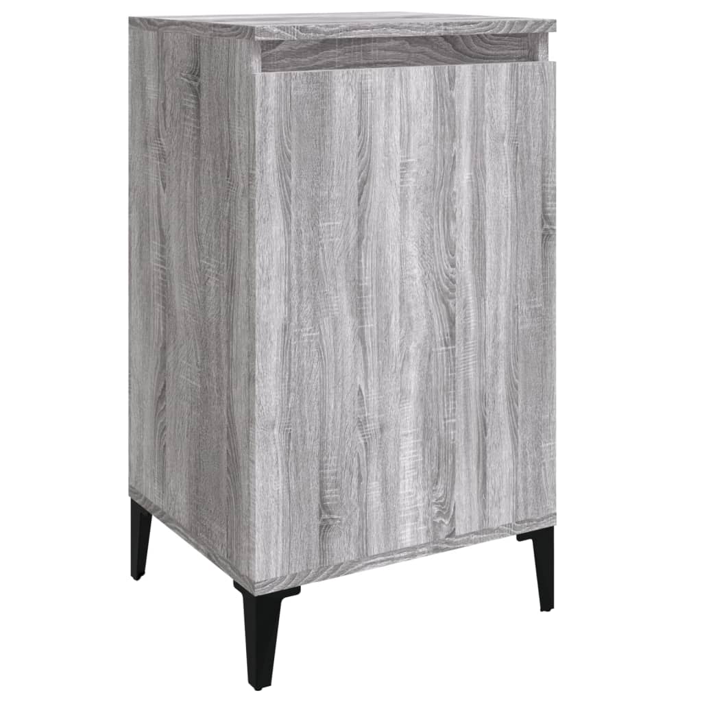 Comodini 2 pz Grigio Sonoma 40x35x70 cm in Legno Multistrato - homemem39