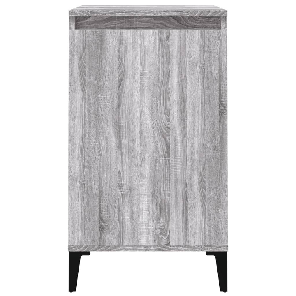 Comodini 2 pz Grigio Sonoma 40x35x70 cm in Legno Multistrato - homemem39