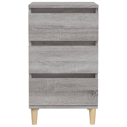 Comodino Grigio Sonoma 40x35x70 cm in Legno Multistrato - homemem39