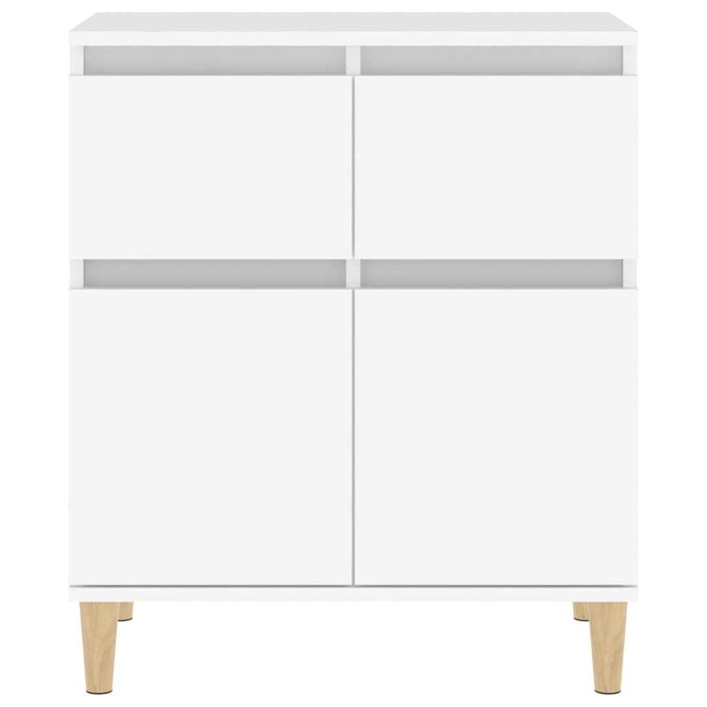 Credenza Bianca 60x35x70 cm in Legno Multistrato - homemem39