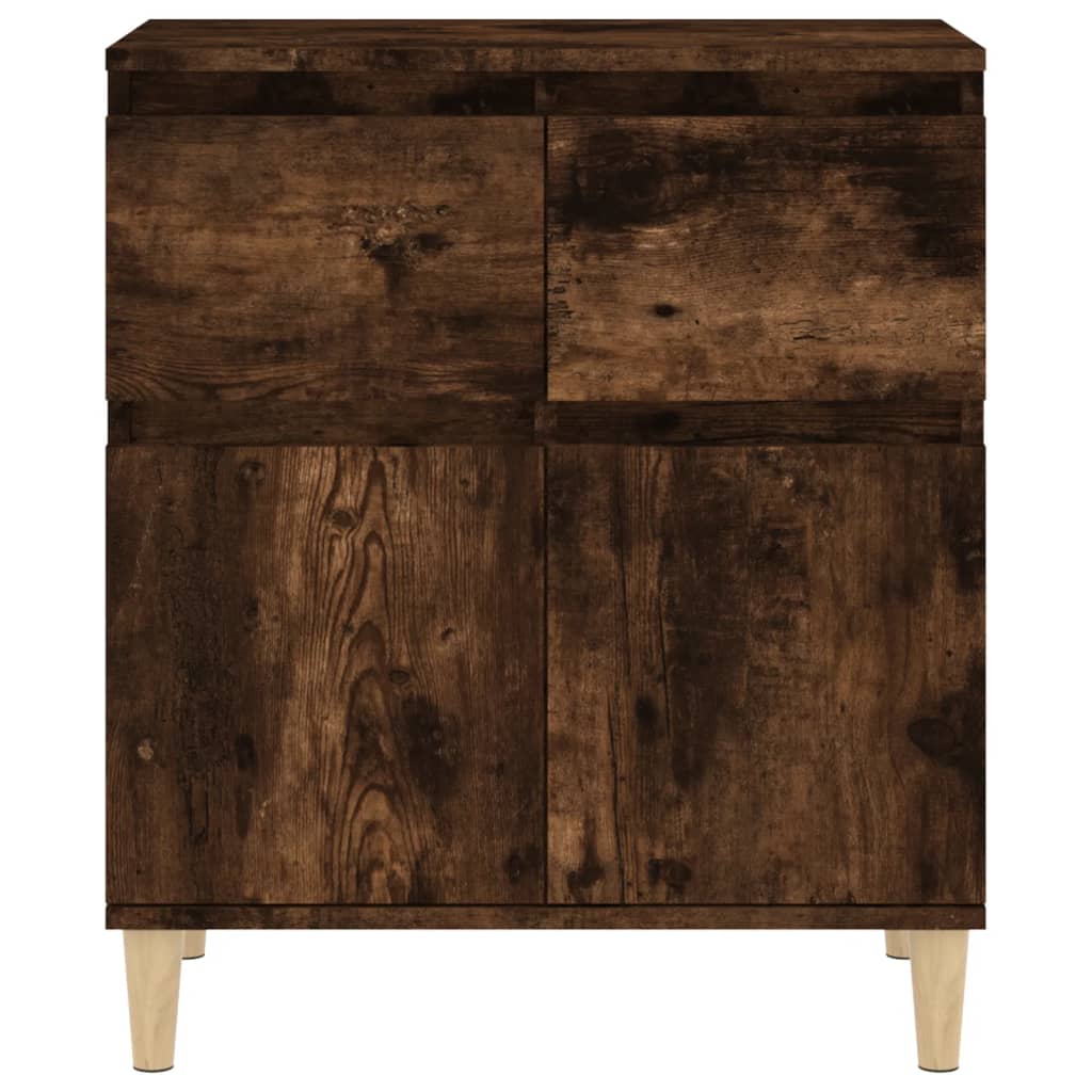 Credenza Rovere Fumo 60x35x70 cm in Legno Multistrato - homemem39