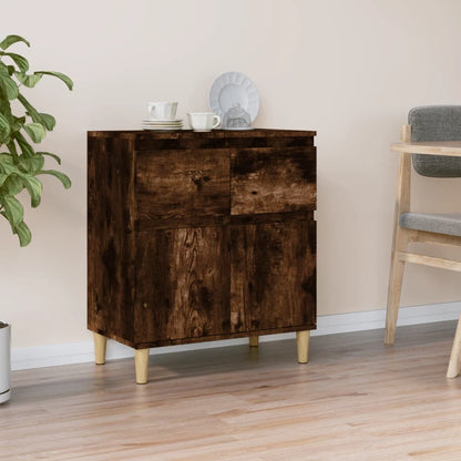 Credenza Rovere Fumo 60x35x70 cm in Legno Multistrato - homemem39