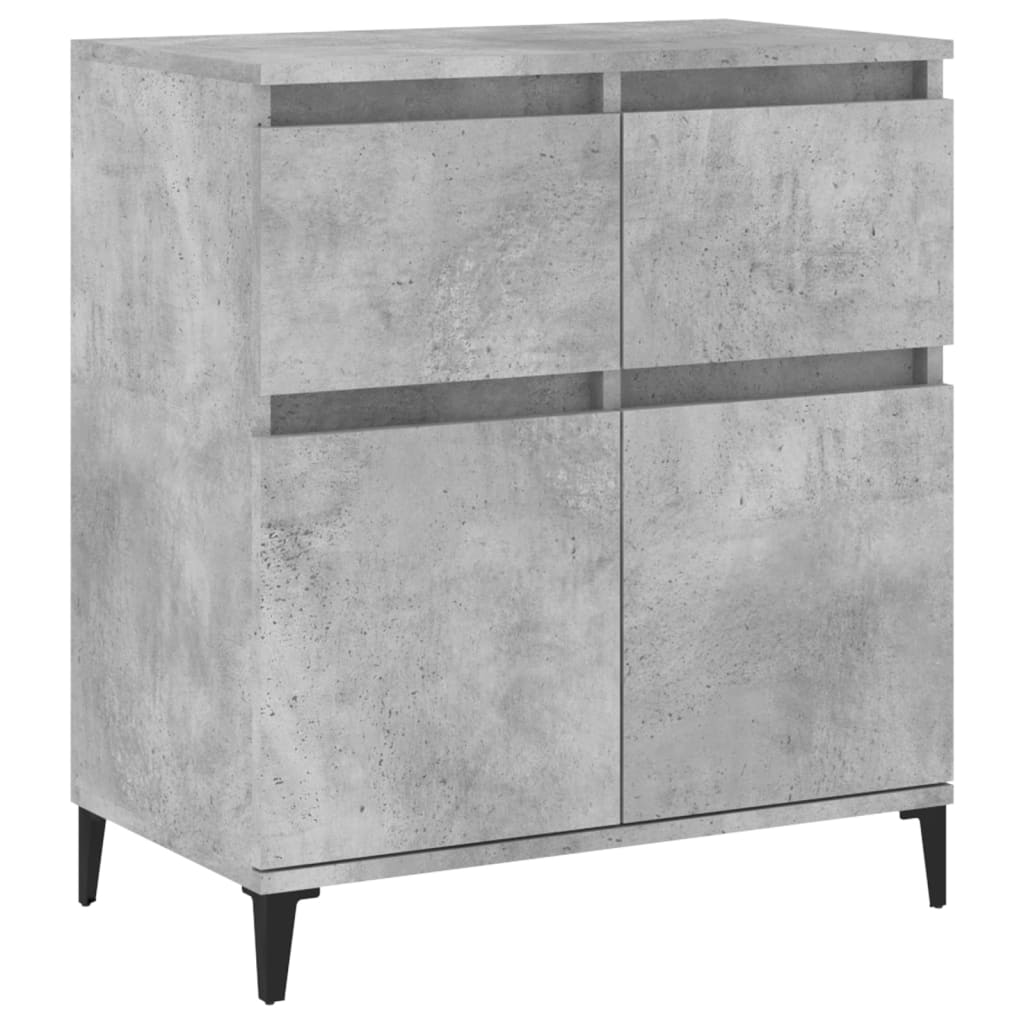 Credenza Grigio Cemento 60x35x70 cm in Legno Multistrato - homemem39