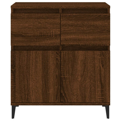 Credenza Rovere Marrone 60x35x70 cm in Legno Multistrato - homemem39