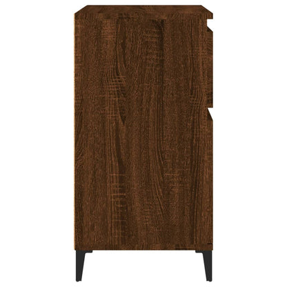 Credenza Rovere Marrone 60x35x70 cm in Legno Multistrato - homemem39