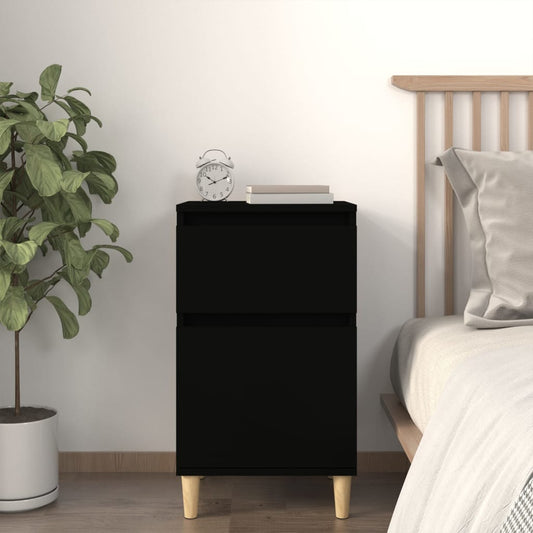 Comodino Nero 40x35x70 cm - homemem39