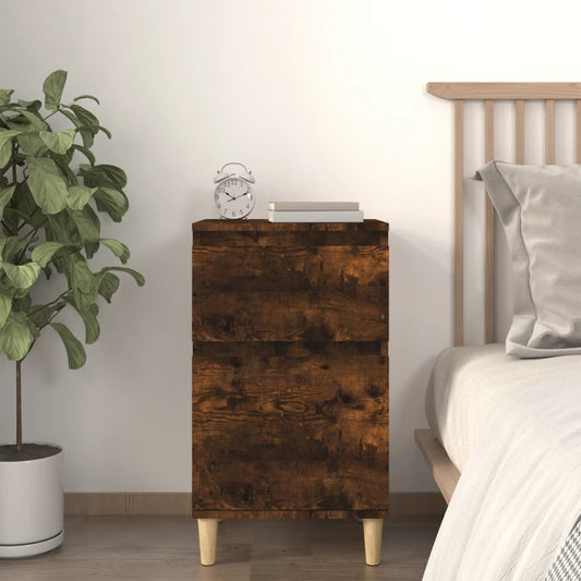 Comodino Rovere Fumo 40x35x70 cm - homemem39