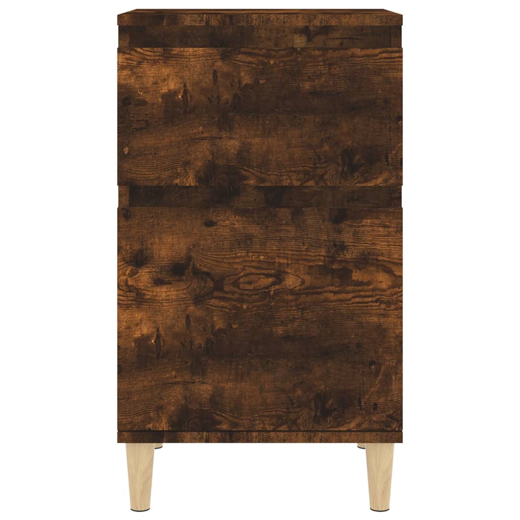 Comodini 2pz Rovere Fumo 40x35x70 cm - homemem39