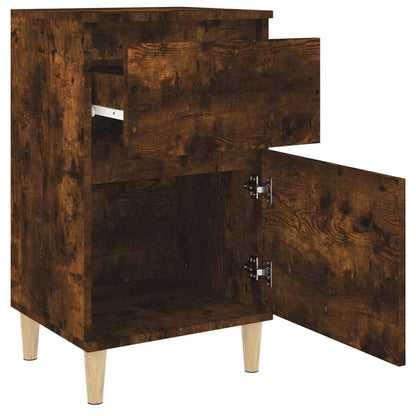 Comodini 2pz Rovere Fumo 40x35x70 cm - homemem39